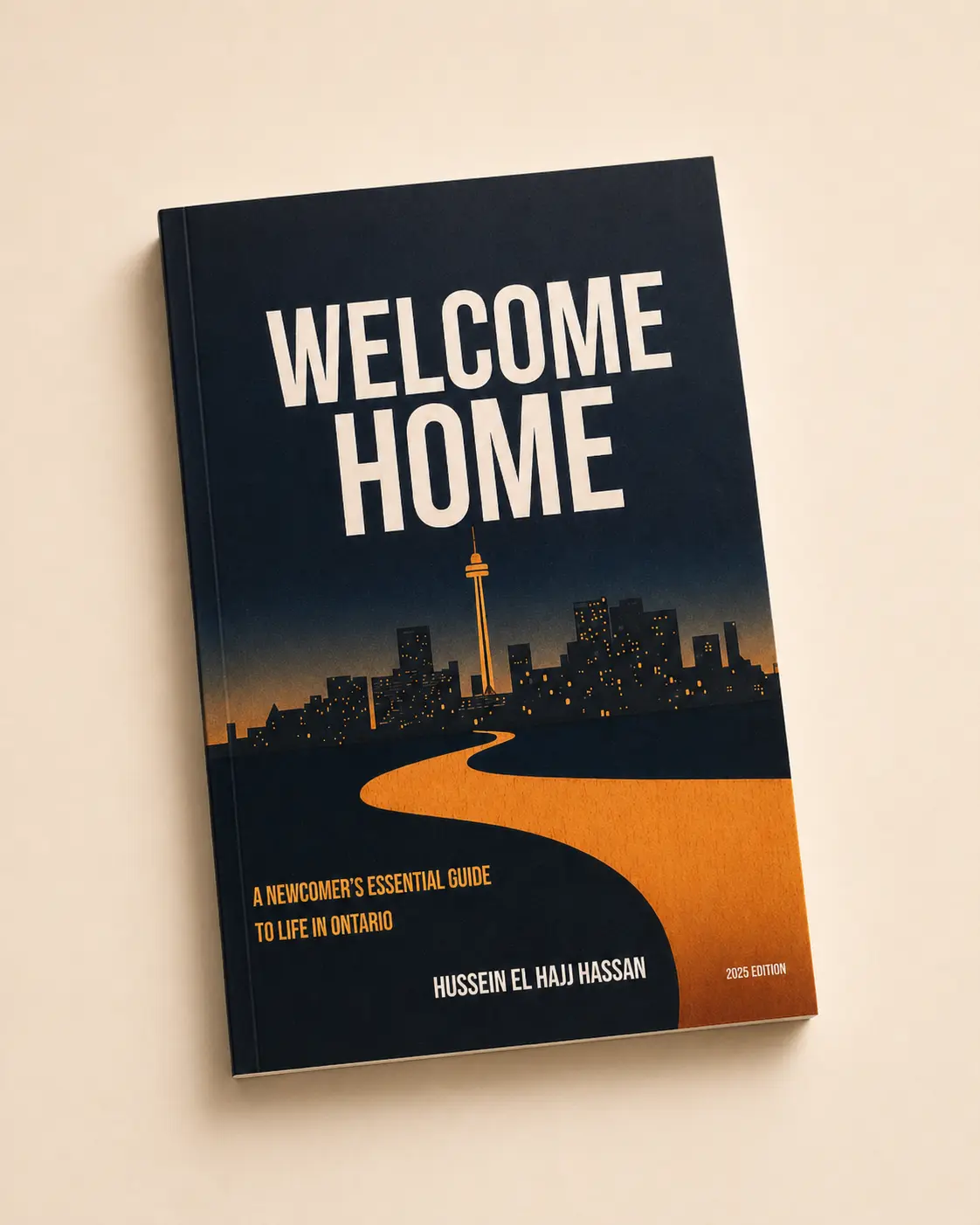 Angled studio view of the Welcome Home cover